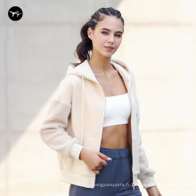 2021 Nouveau manteau de mode Femmes Sport Veste décontractée respirable Dernières vestes de crop top de design personnalisés